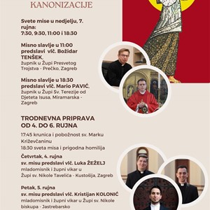 Svetkovina sv. Marka Križevčanina i 30. obljetnica kanonizacije na Trešnjevki